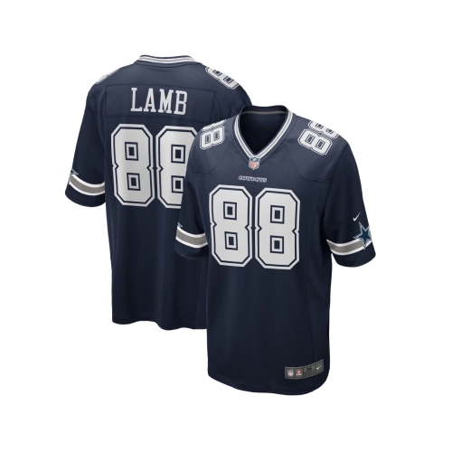Mens Dallas Cowboys CeeDee Lamb Navy Game Jersey