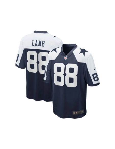 Mens Dallas Cowboys CeeDee Lamb Navy Alternate Game Team Jersey