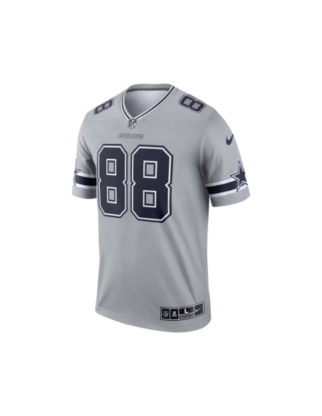 Mens Dallas Cowboys CeeDee Lamb Gray Inverted Legend Jersey