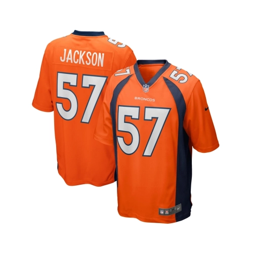 Mens Denver Broncos Tom Jackson Orange Game Retired Player Jersey