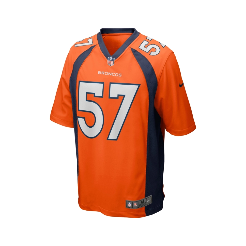 Mens Denver Broncos Tom Jackson Orange Game Retired Player Jersey