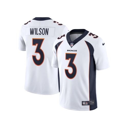 Mens Denver Broncos Russell Wilson White Team Vapor Limited Jersey