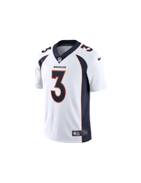 Mens Denver Broncos Russell Wilson White Team Vapor Limited Jersey