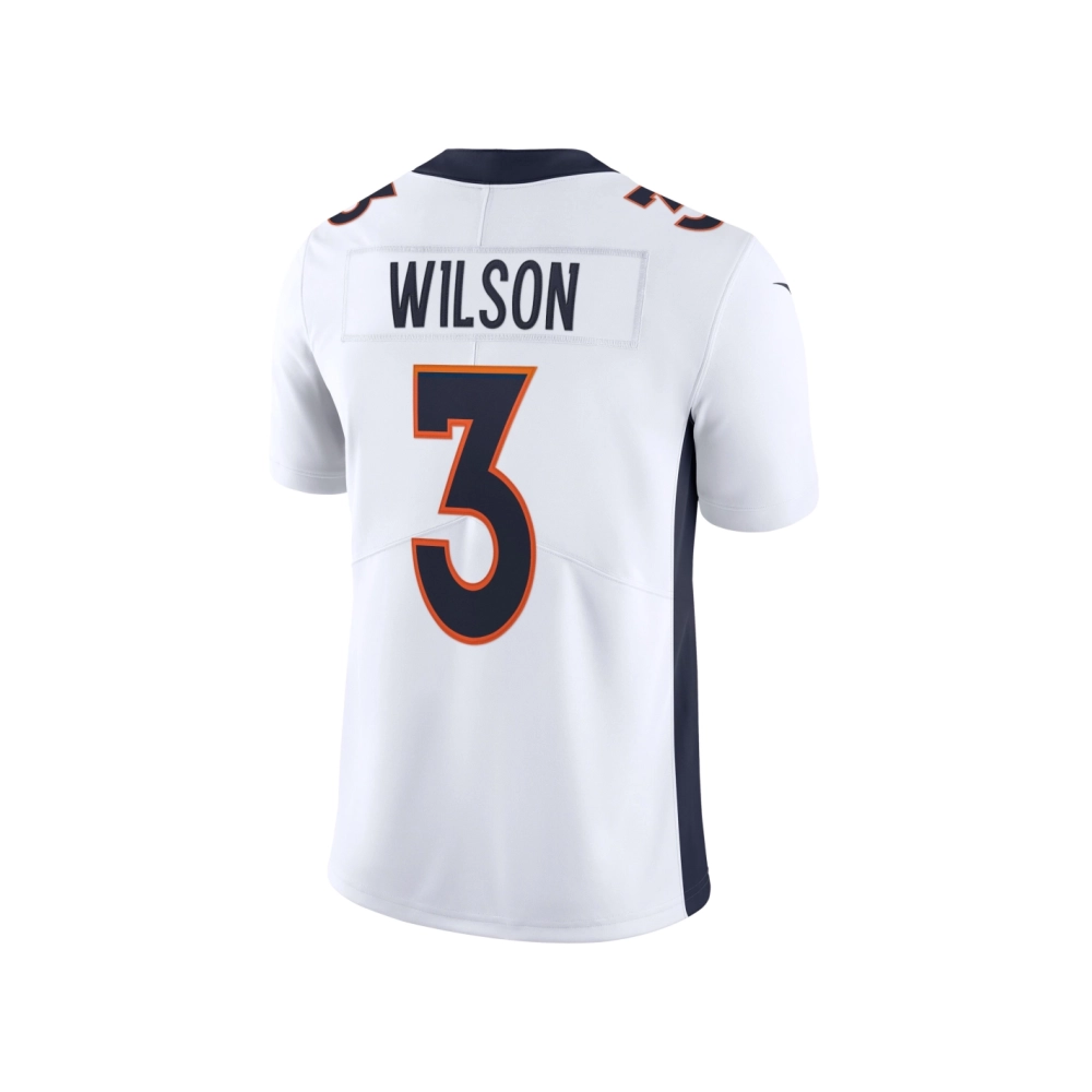 Mens Denver Broncos Russell Wilson White Team Vapor Limited Jersey