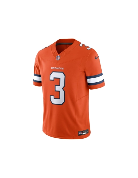 Mens Denver Broncos Russell Wilson Orange Vapor F.U.S.E. Limited Jersey