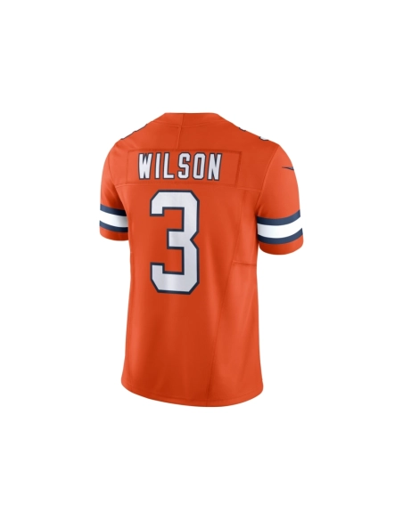 Mens Denver Broncos Russell Wilson Orange Vapor F.U.S.E. Limited Jersey