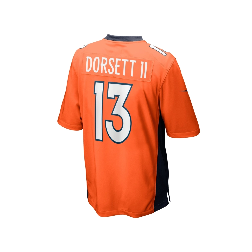 Mens Denver Broncos Phillip Dorsett II Orange Team Game Jersey