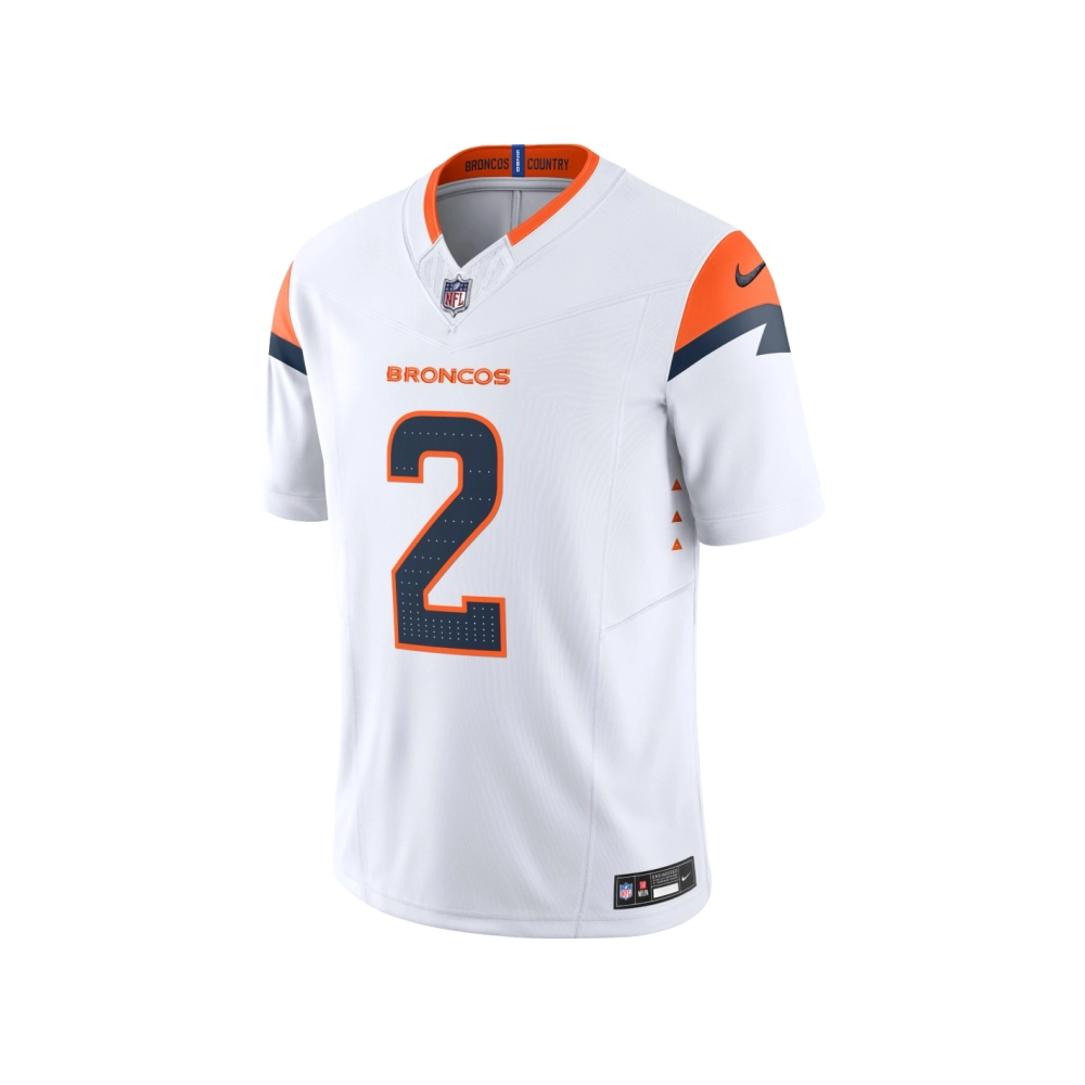 Mens Denver Broncos Patrick Surtain II White Mile High Collection Vapor F.U.S.E. Limited Jersey
