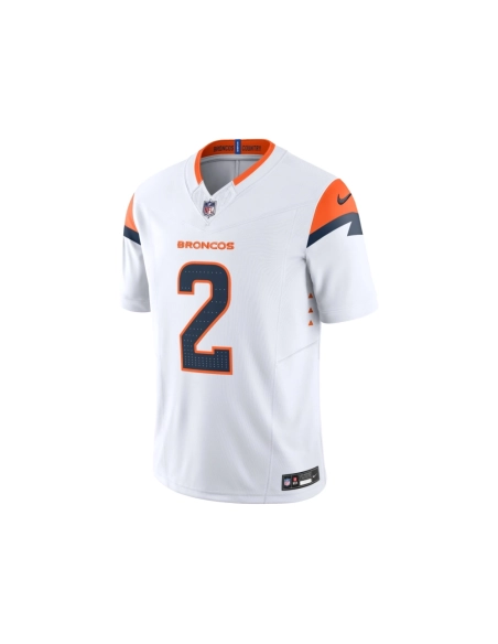 Mens Denver Broncos Patrick Surtain II White Mile High Collection Vapor F.U.S.E. Limited Jersey