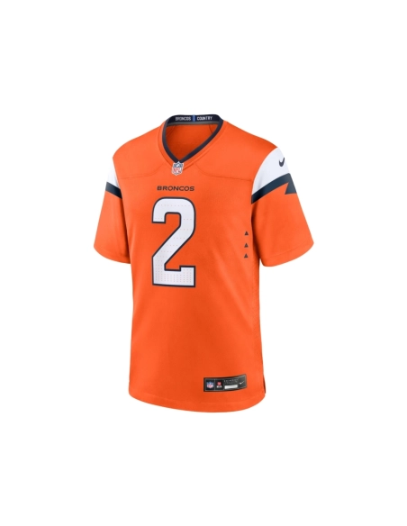 Mens Denver Broncos Patrick Surtain II Orange Mile High Collection Game Jersey