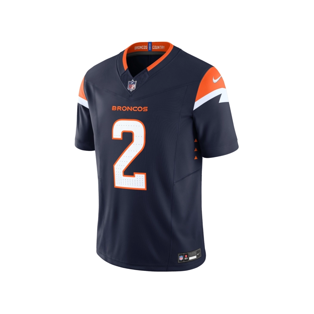 Mens Denver Broncos Patrick Surtain II Navy Mile High Collection Vapor F.U.S.E. Limited Jersey