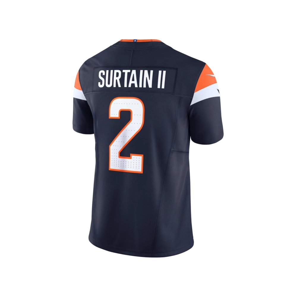 Mens Denver Broncos Patrick Surtain II Navy Mile High Collection Vapor F.U.S.E. Limited Jersey