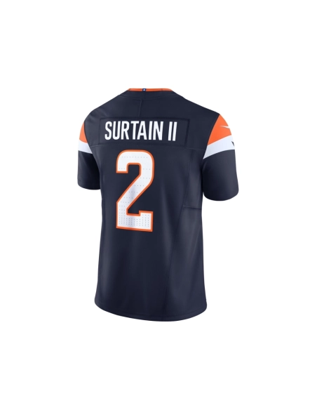 Mens Denver Broncos Patrick Surtain II Navy Mile High Collection Vapor F.U.S.E. Limited Jersey