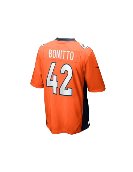 Mens Denver Broncos Nik Bonitto Orange Game Player Jersey