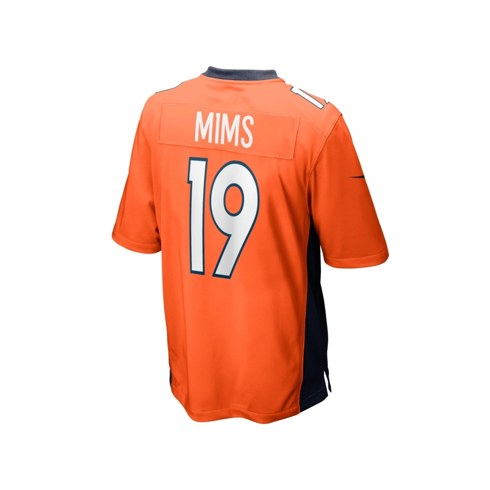Mens Denver Broncos Marvin Mims Jr Orange Team Game Jersey