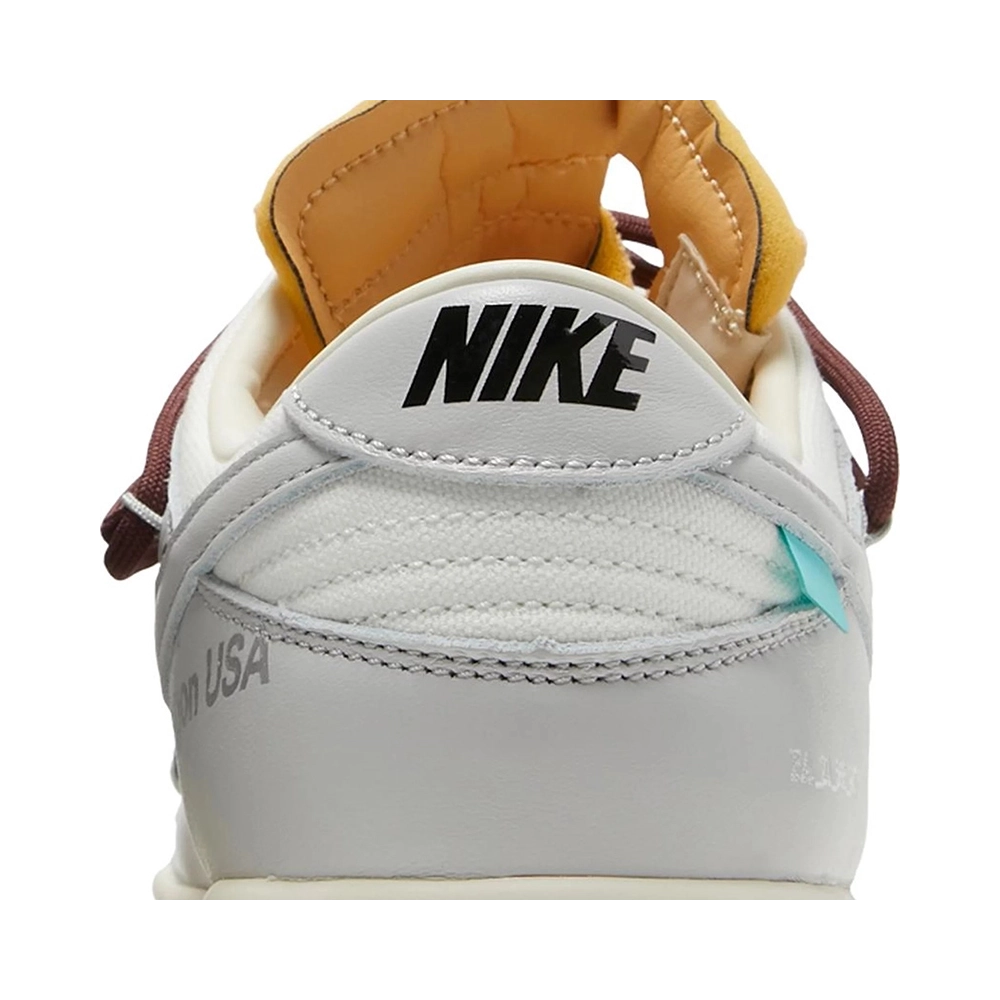 OffWhite x Dunk Low Lot 46 of 50,Dunk SB,NIKE SHOES Reps