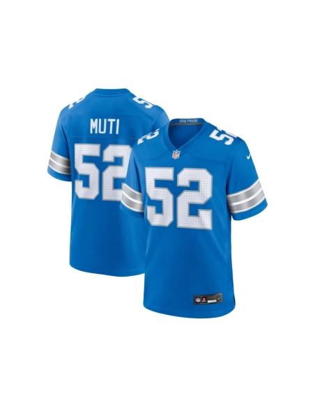 Mens Detroit Lions Netane Muti Blue Game Jersey