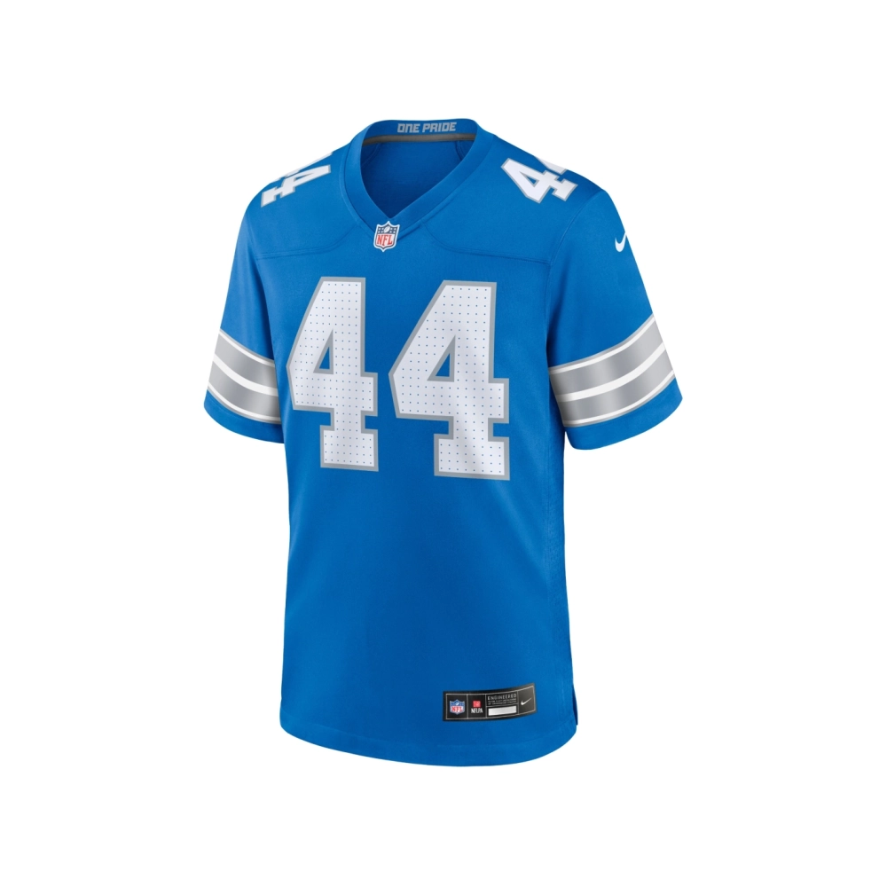 Mens Detroit Lions Malcolm Rodriguez Blue Game Jersey