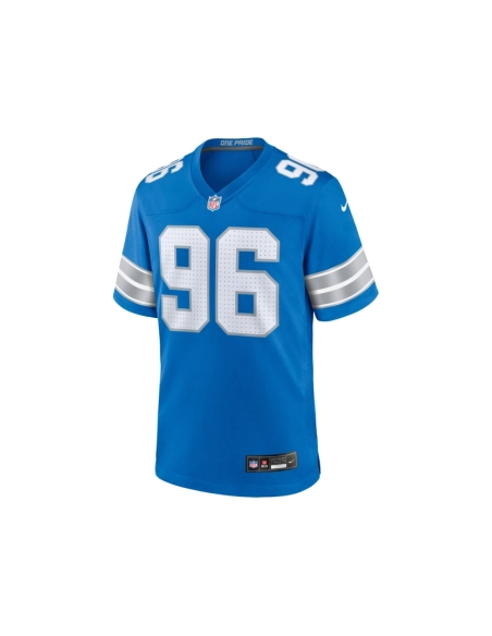 Mens Detroit Lions Kyle Peko Blue Game Jersey