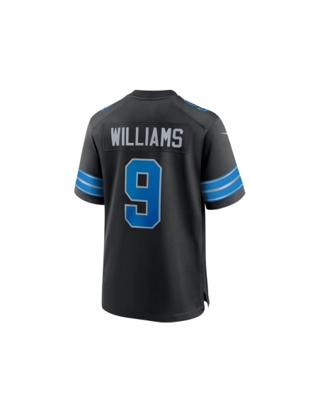 Mens Detroit Lions Jameson Williams Black 2nd Alternate Game Jersey