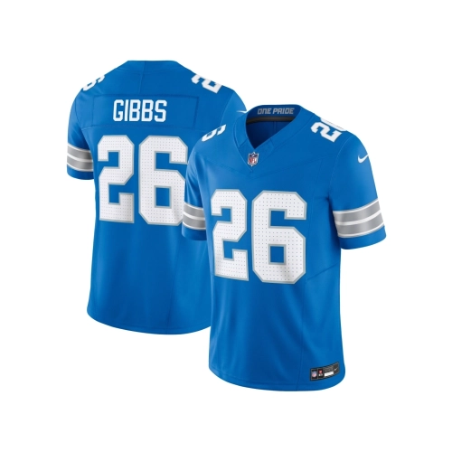 Mens Detroit Lions Jahmyr Gibbs Blue Vapor F.U.S.E. Limited Jersey