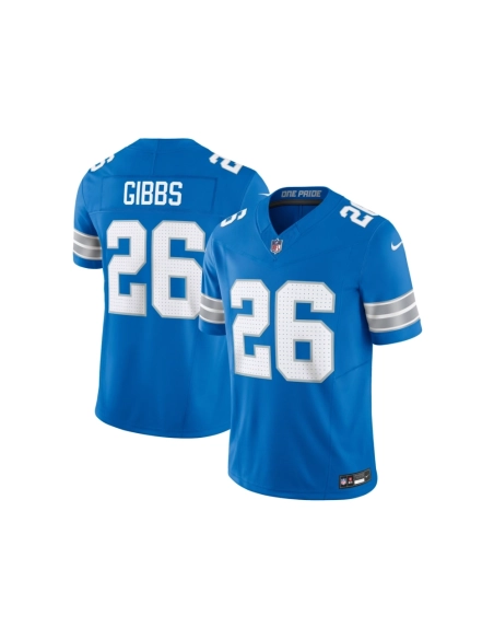 Mens Detroit Lions Jahmyr Gibbs Blue Vapor F.U.S.E. Limited Jersey