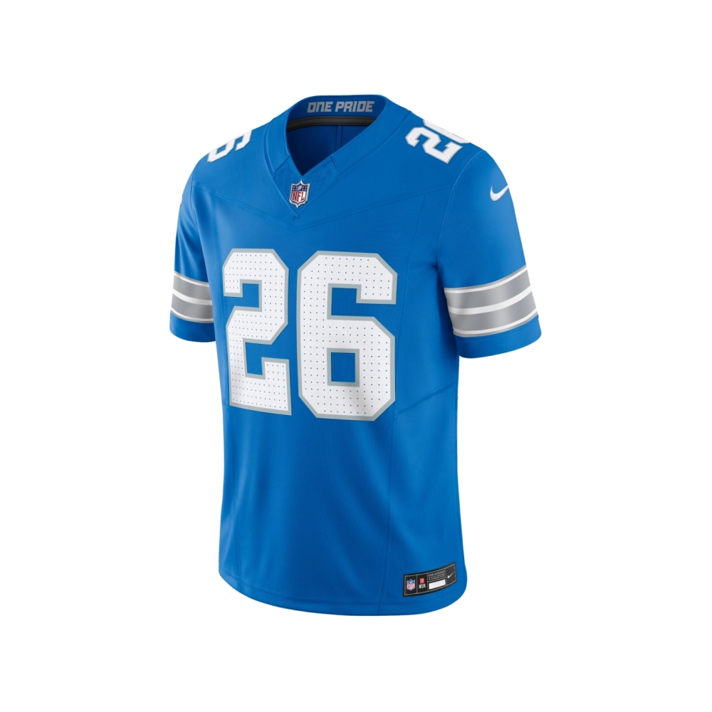 Mens Detroit Lions Jahmyr Gibbs Blue Vapor F.U.S.E. Limited Jersey