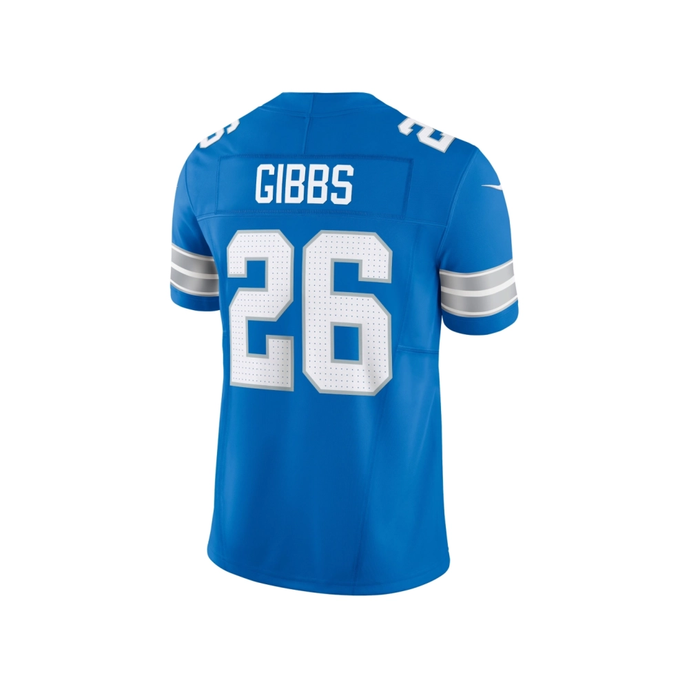 Mens Detroit Lions Jahmyr Gibbs Blue Vapor F.U.S.E. Limited Jersey