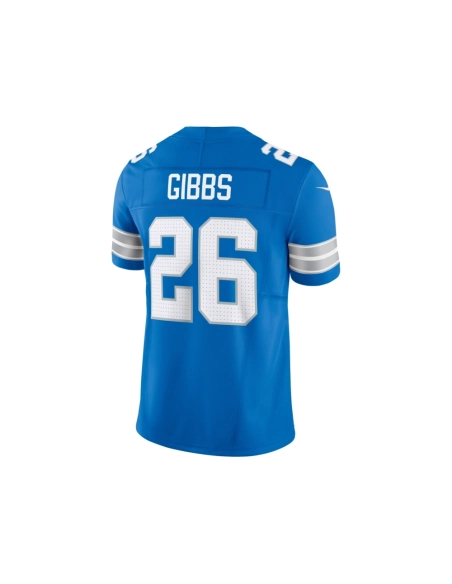 Mens Detroit Lions Jahmyr Gibbs Blue Vapor F.U.S.E. Limited Jersey