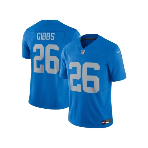 Mens Detroit Lions Jahmyr Gibbs Blue Vapor F.U.S.E. Alternate Limited Jersey