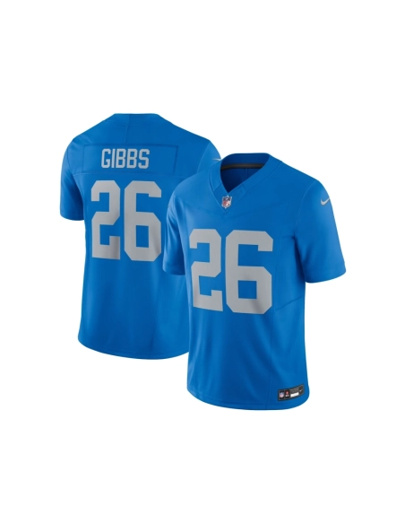 Mens Detroit Lions Jahmyr Gibbs Blue Vapor F.U.S.E. Alternate Limited Jersey