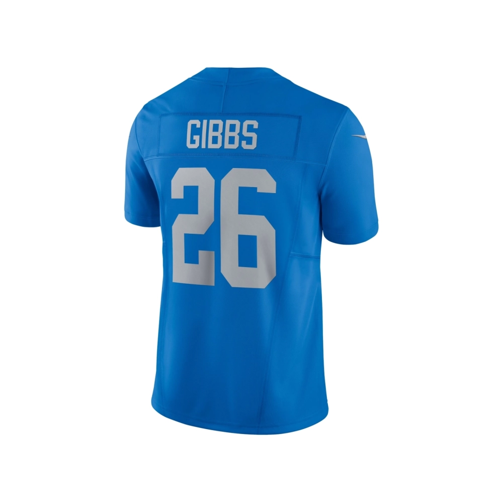 Mens Detroit Lions Jahmyr Gibbs Blue Vapor F.U.S.E. Alternate Limited Jersey