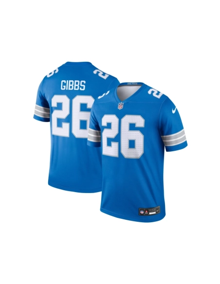 Mens Detroit Lions Jahmyr Gibbs Blue Legend Jersey