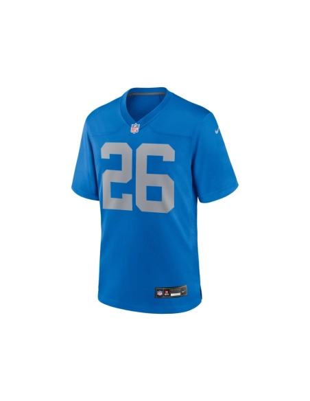 Mens Detroit Lions Jahmyr Gibbs Blue Alternate Game Jersey