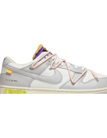 OffWhite x Dunk Low Lot 24 of 50,Dunk SB,NIKE SHOES Reps