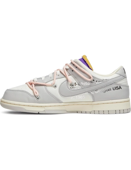 OffWhite x Dunk Low Lot 24 of 50,Dunk SB,NIKE SHOES Reps