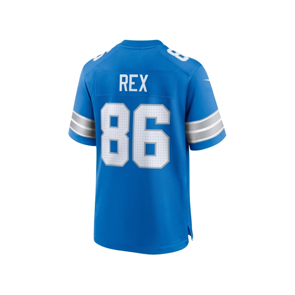 Mens Detroit Lions Isaac Rex Blue Game Jersey