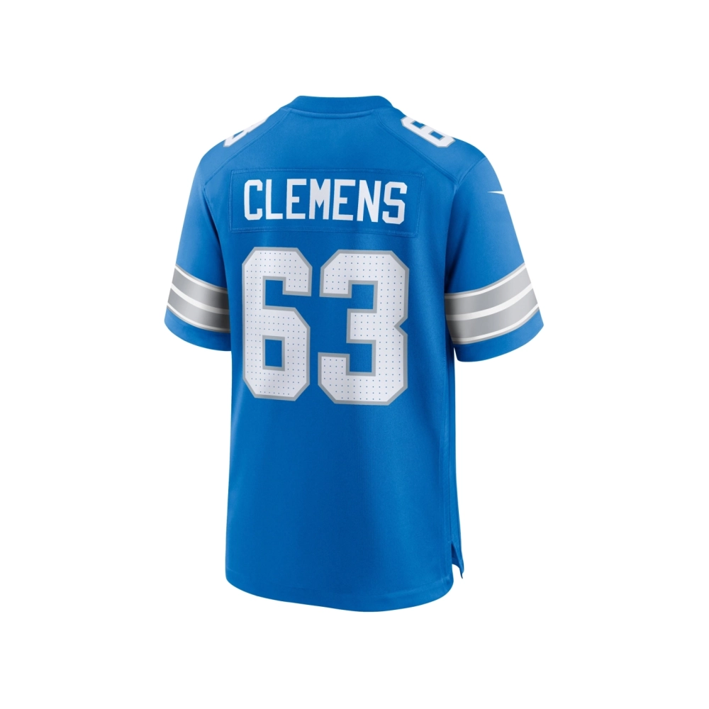 Mens Detroit Lions Duke Clemens Blue Game Jersey