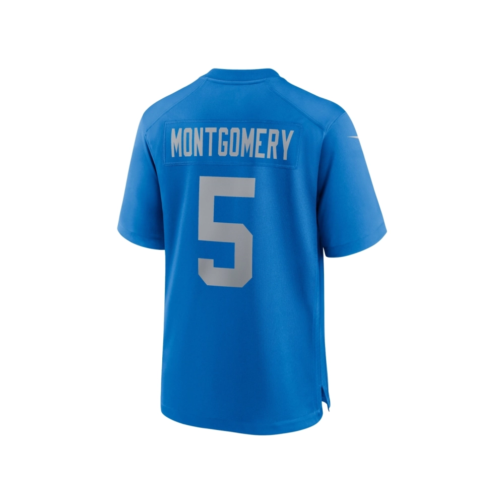 Mens Detroit Lions David Montgomery Blue Alternate Game Jersey