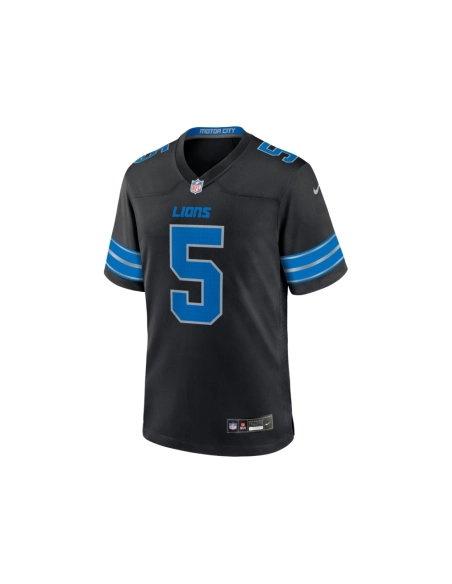 Mens Detroit Lions David Montgomery Black 2nd Alternate Game Jersey