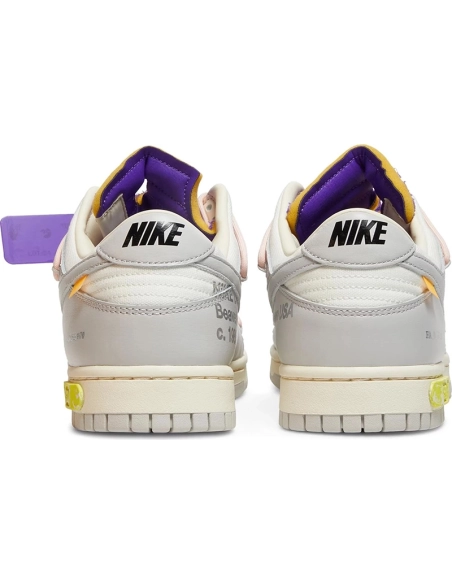 OffWhite x Dunk Low Lot 24 of 50,Dunk SB,NIKE SHOES Reps