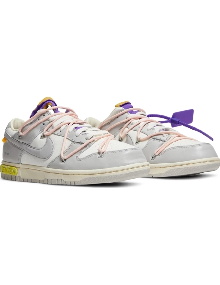 OffWhite x Dunk Low Lot 24 of 50,Dunk SB,NIKE SHOES Reps