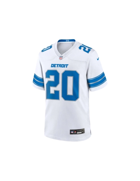 Mens Detroit Lions Barry Sanders White Retired Player Game Jersey