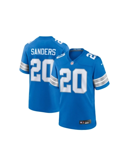 Mens Detroit Lions Barry Sanders Blue Retired Player Game Jersey
