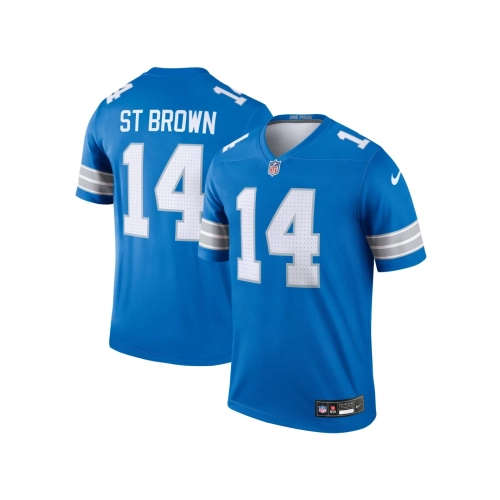 Mens Detroit Lions Amon-Ra St. Brown Blue Legend Jersey