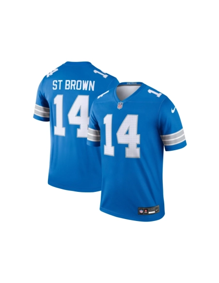Mens Detroit Lions Amon-Ra St. Brown Blue Legend Jersey
