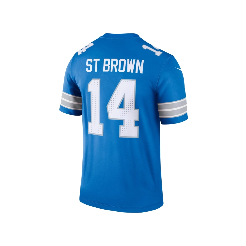 Mens Detroit Lions Amon-Ra St. Brown Blue Legend Jersey