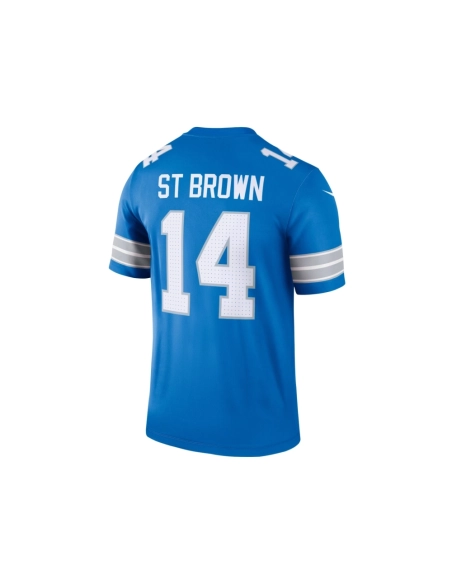 Mens Detroit Lions Amon-Ra St. Brown Blue Legend Jersey