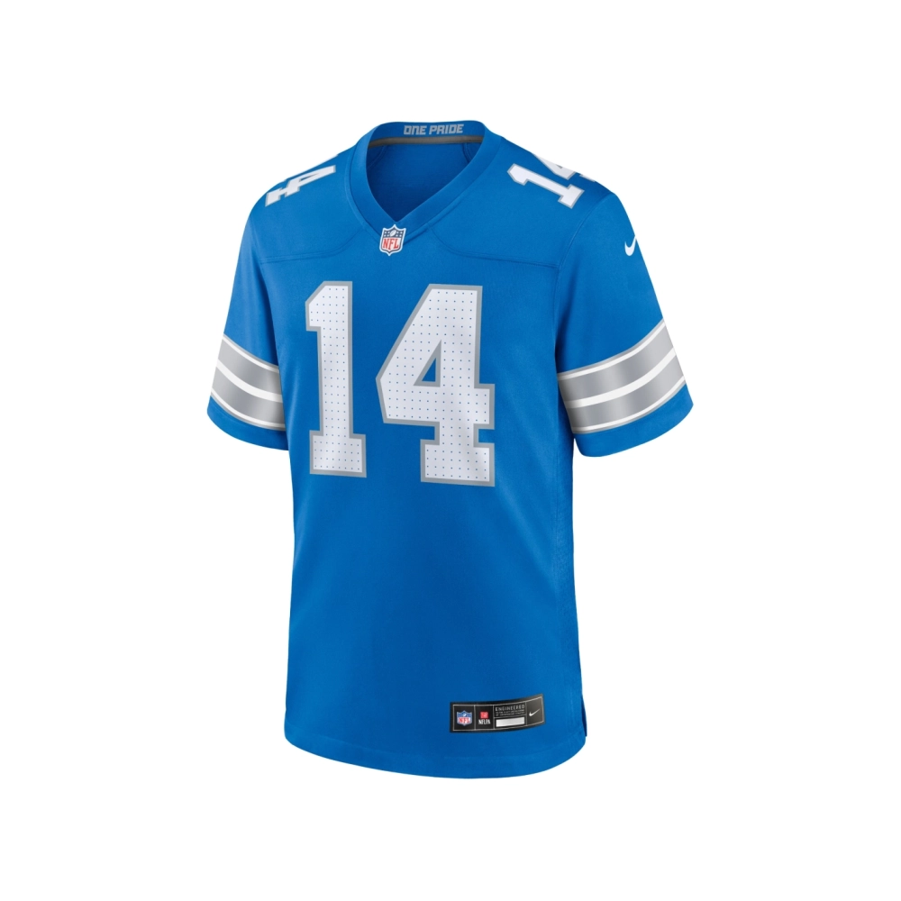 Mens Detroit Lions Amon-Ra St. Brown Blue Game Jersey