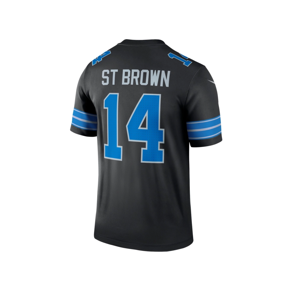 Mens Detroit Lions Amon-Ra St. Brown Black Legend Jersey